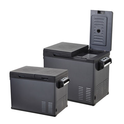 Aufladbarer Kompressor Campingkühlschrank 50L Auto Gleichstrom Solarkühlschrank und Gefrierschrank Design