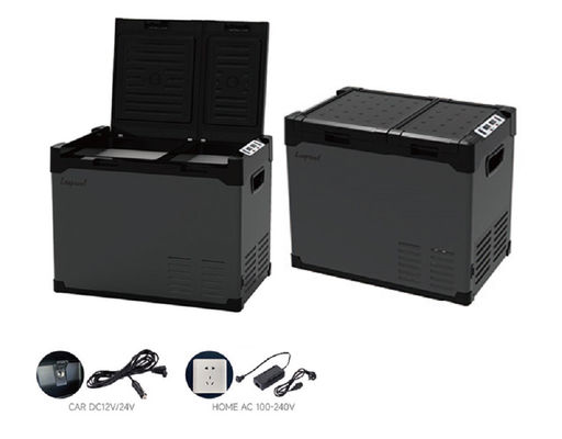 Doppelzonen-Portable Auto Kühlschrank Geräuscharme Kompressor Mini-Kühlschrank Gefrierschrank für Auto oder Zuhause