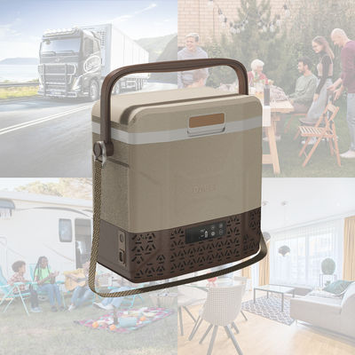 12V Gleichstrom-Campingwagenkühlschrank mit Schultergurt und Griff Temperaturbereich -20 10 C