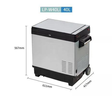 12v 24v Doppeltemperaturregelung Portable 40L Kompressor Kühlschrank für Lkw und Auto