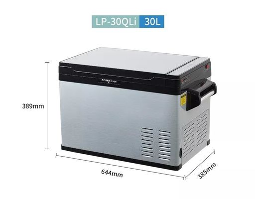 Solarbetriebener Außenkühlschrank mit Lithiumbatterie und optionalem Solarpanel