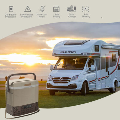 Fahrzeugzubehör Portable Freezer 12V 24V Campingkühlschrank mit Solarpaneel