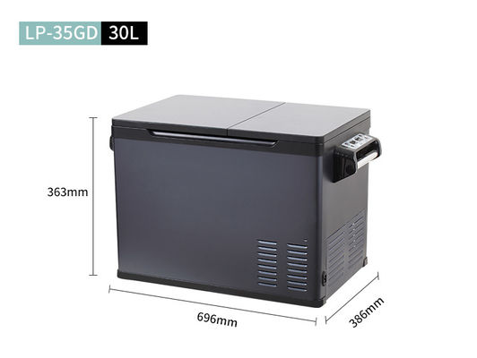 30L Netto-Kapazität Auto-Kühlschrank mit Doppeltemperatur und C5H10/C-Pentan Isolierung