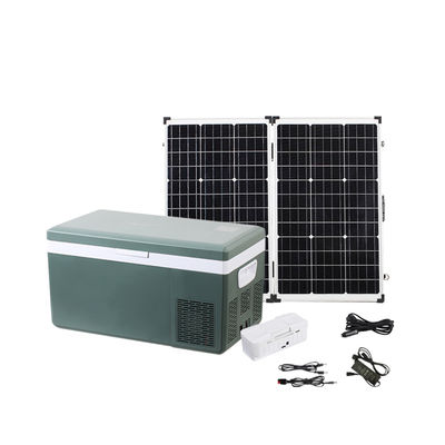 NO App-gesteuerte 25L Solar-Auto-Kühlschrank mit integrierter austauschbarer Batterie