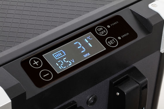 Temperaturbereich -20 10 C 40L Schwarzer tragbare Kältemotor SUV Gefrierschrank für Camping