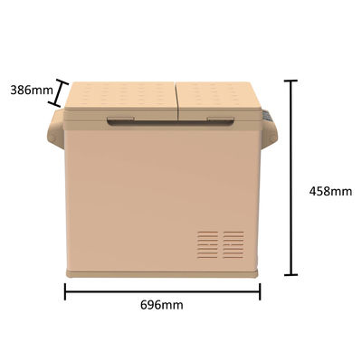 Leapcool DC Optional Batterie 12V Camping Dual Zone Tragbare Gefrierschrank Kompressor Auto Kühlschrank